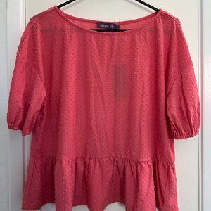 AdoreMe Weston Top Pink Size L NWT